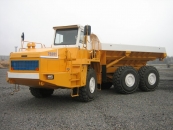 Articulated dump truck BELAZ-75281 with payload capacity of 36 tonnes