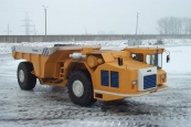 Underground dump truck BELAZ-75800 with payload capacity of 40 tonnes