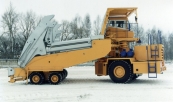 Slag carrier BELAZ-7920 with payload capacity of 80 tonnes