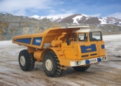 Dump truck MoAZ-75054 with payload capacity of 25 tonnes