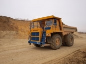 Mining dump truck BELAZ-7555В with payload capacity of 55 tonnes