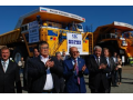 August 21, 2014 - first mining dump truck BELAZ-75710 with payload capacity of 450 tins was commissioned at "Chernigovets" mine CJSC "Holding Company "SDS"